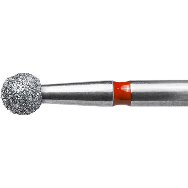 Edelingh diamant rund FG 001/014 F, rød, 5 stk.