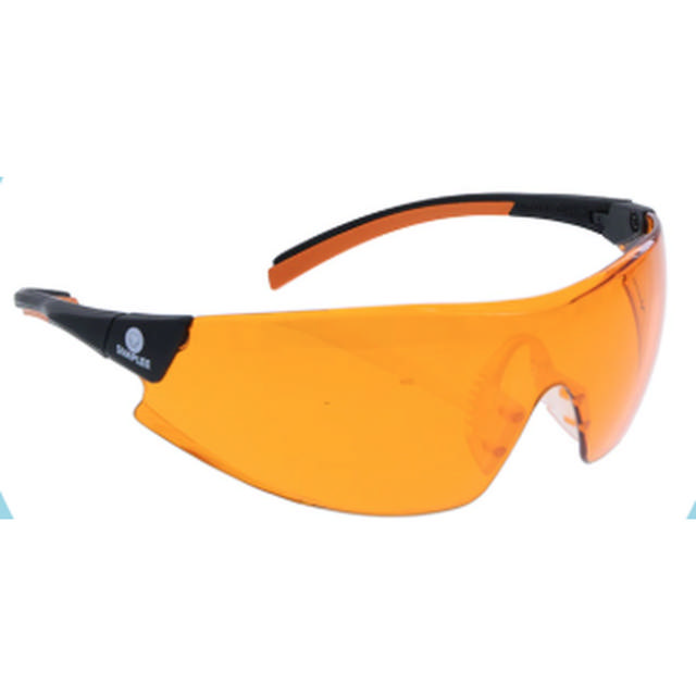 Simplee beskyttelsesbrille, orange, stk.