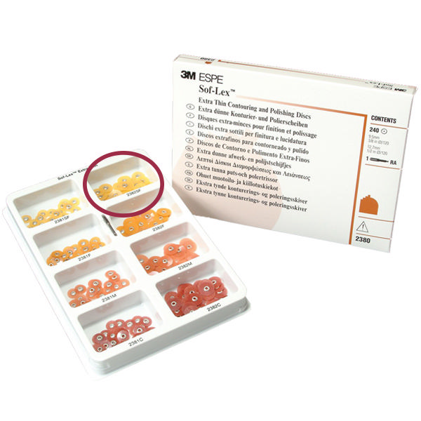 Sof-Lex XT 2382SF gul 12,5mm, 85 stk.