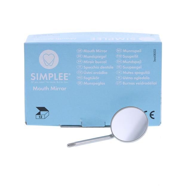 Simplee mundspejle hule, str. 5, 12 stk.