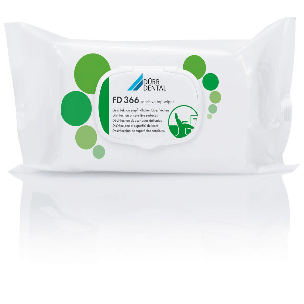 Dürr FD366 Sensitive Top Wipes, refill, 5x50 stk.