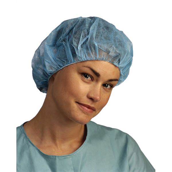 Mølnlycke huer Annie blå str. M, 150 stk.