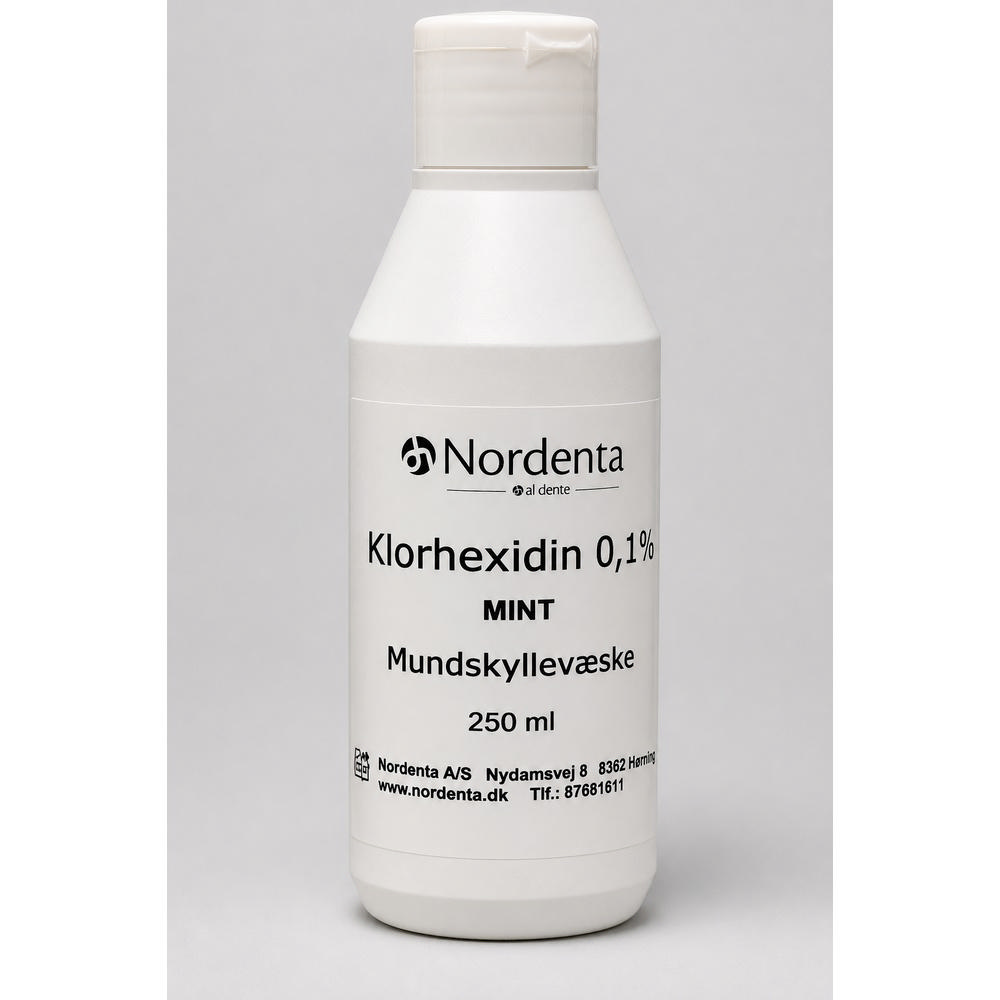 Nordenta klorhexidin 0,1% mint, 15 x 250 ml