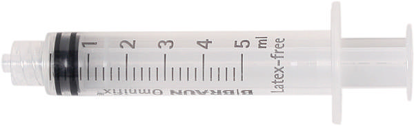 Omnifix Luer-lock sprøjter 5 ml, 100 stk.