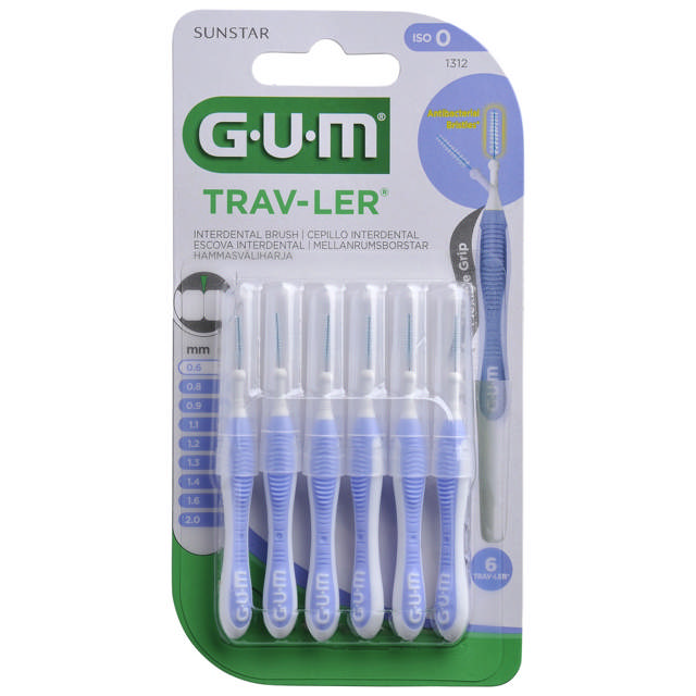 Gum Trav-ler nr.1312, lyslilla, 6 stk.