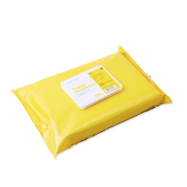 WetWipe Triamin Disinfection Maxi 43x30 cm, 20 stk.