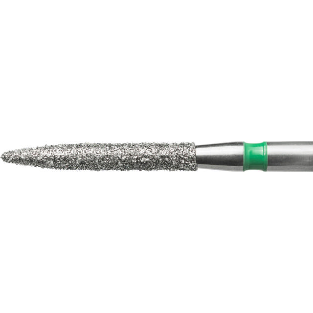 Edelingh diamant flamme FG 250/012 C, grøn, 5 stk.