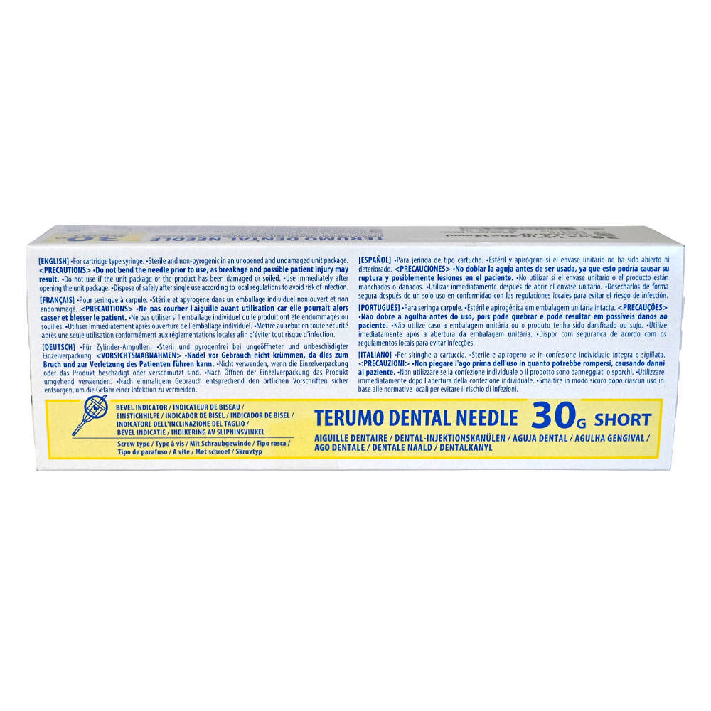 Terumo kanyler 30G xshort (3013F) 100 stk.
