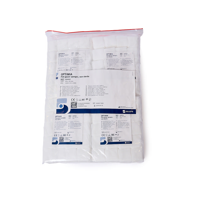 Optimia gazetamponer usterile, flade, 30 x 30 mm 1000 stk.