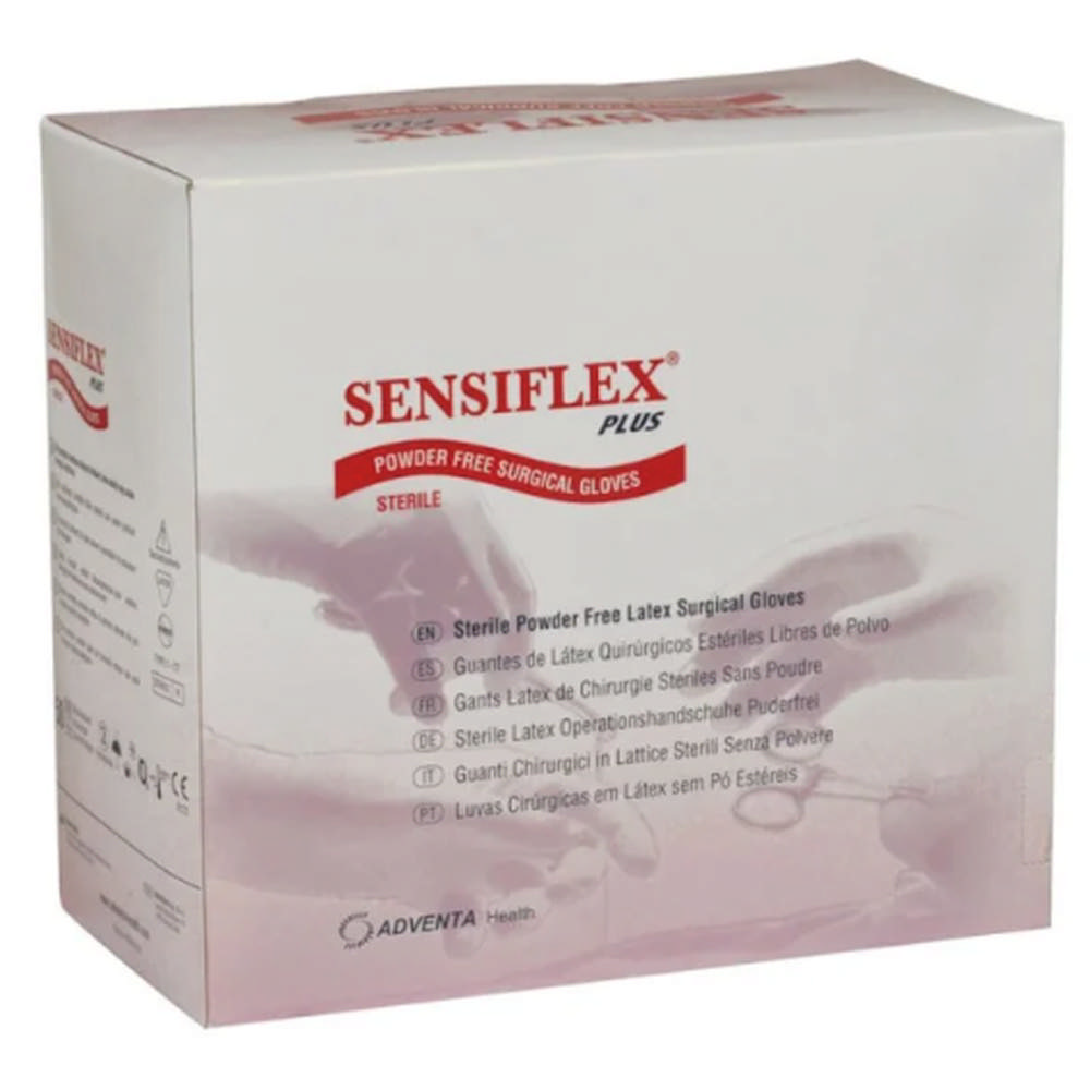 Sensiflex Plus latex OP handsker sterile PF str. 6, 50 par