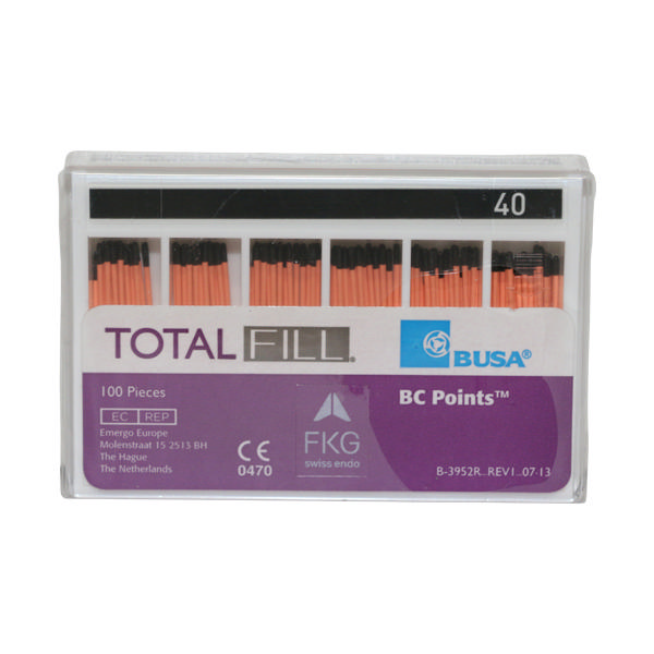 FKG TotalFill BC Points guttapercha 40 .02, 100 stk.