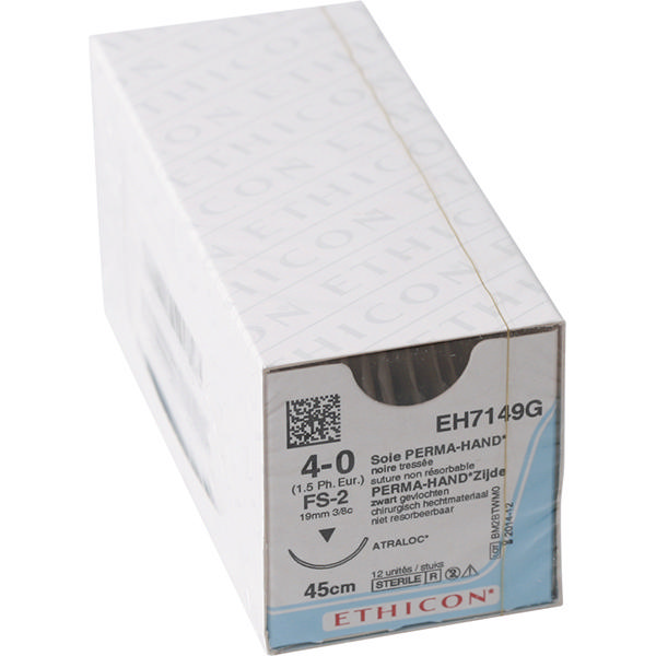 Ethicon EH7149G, Silke 4-0, FS-2 nål