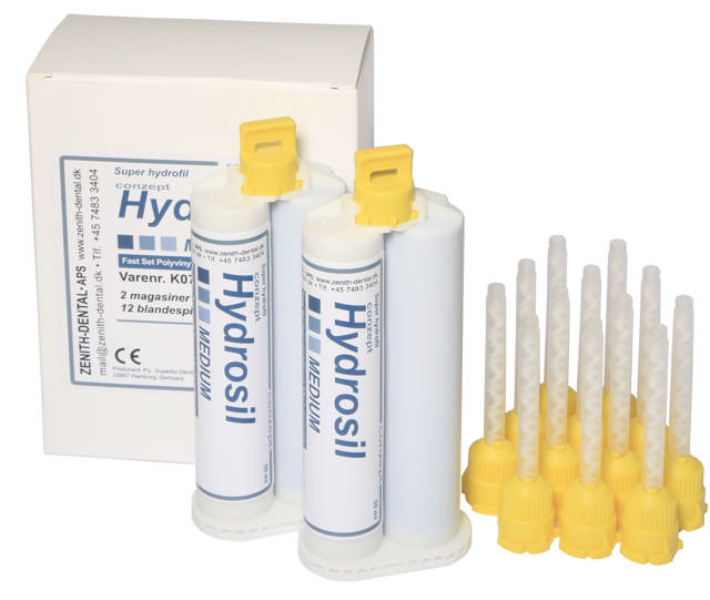 Conzept Hydrosil Medium fast, blå, 2 x 50 ml.