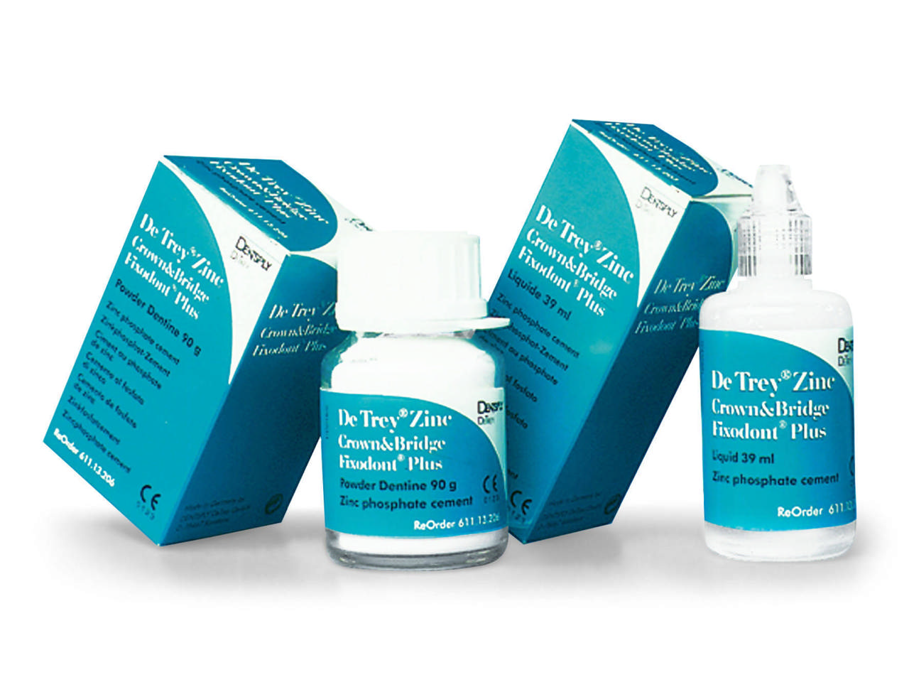 DeTrey Zink-Fosfat Cement, 39 ml væske,