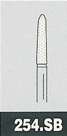 Two Striper diamant, Blå 254.SB M , ISO 298/013, 5 stk 