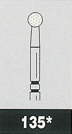 Two Striper diamant 135*.VF , ISO 001/024, 5 stk.
