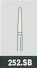 Two Striper diamant, Rød 252.SB F , ISO 298/013, 5 stk 