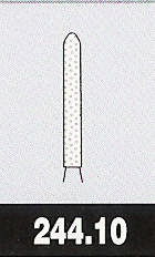 Two Striper diamant 244.10C, ISO 289/014, 5 stk.