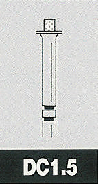 Two Striper diamant DC. 1.5 C, ISO 500/012, 5 stk 