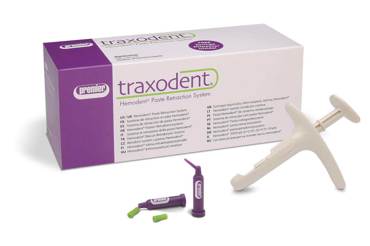 Traxodent retraktionspasta i kapsler, 24 kapsler