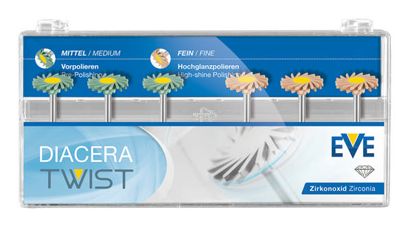 EVE Diacera Twist, Zirkonium, medium, startsæt