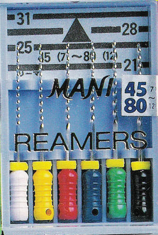 Mani Reamers 25 mm, str. 10, lilla, 10 æsker a 6st