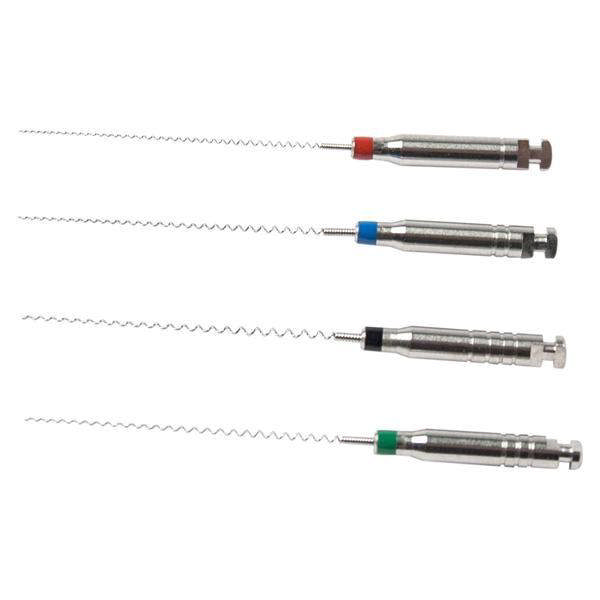 Lentulo rodspiral RA, 25 mm, nr. 4 sort, 4 stk.