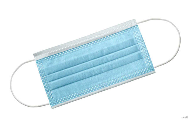 Akzenta Mundbind, type IIR 50 stk. Lysblå med elastik 