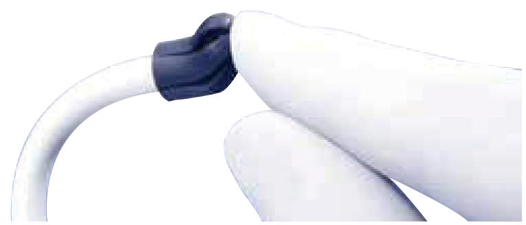 Total Comfort spytsug Blå med fast hætte, 1000 stk.