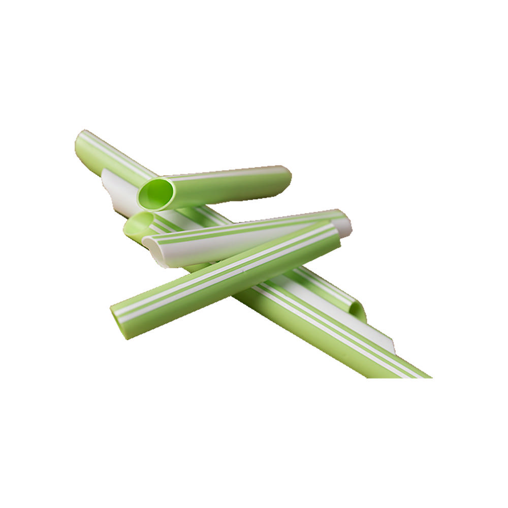 Hygovac Bio sugerør grøn/hvid, 1000 stk.