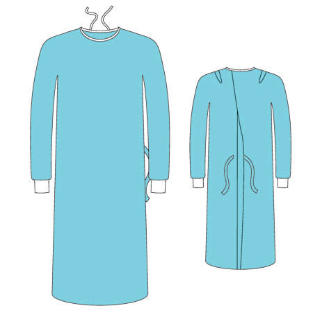 Barrier Op-kittel, Large, 1 stk.