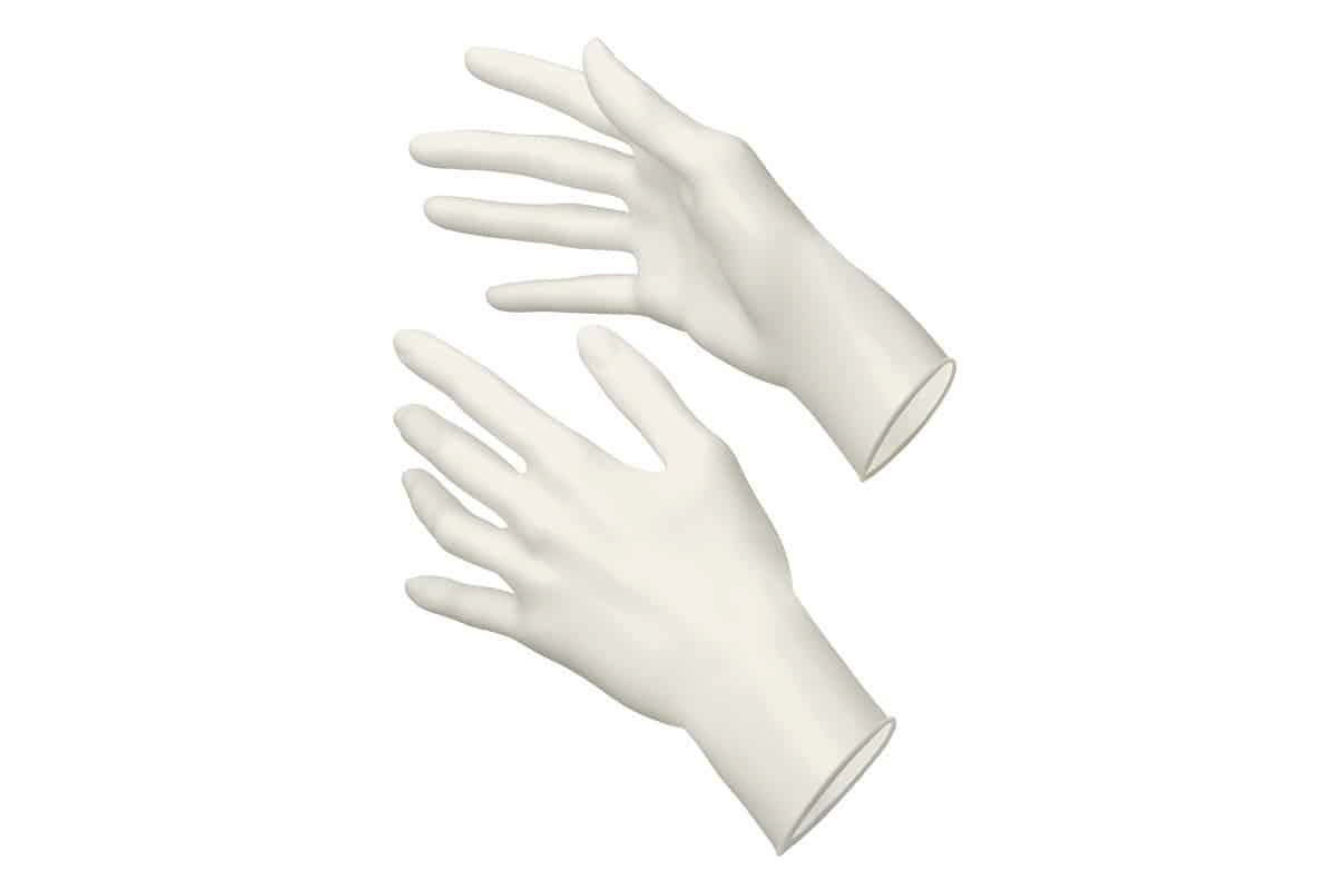 Akzenta TopTouch Plus, Nitril handske hvid, Large 100stk