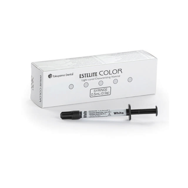 Estelite Color sprøjte 0,9g, White/hvid