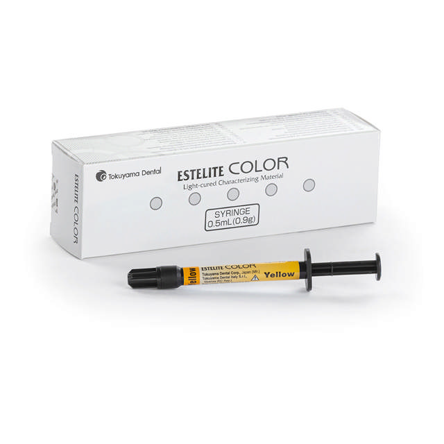 Estelite Color sprøjte 0,9g, Yellow/gul