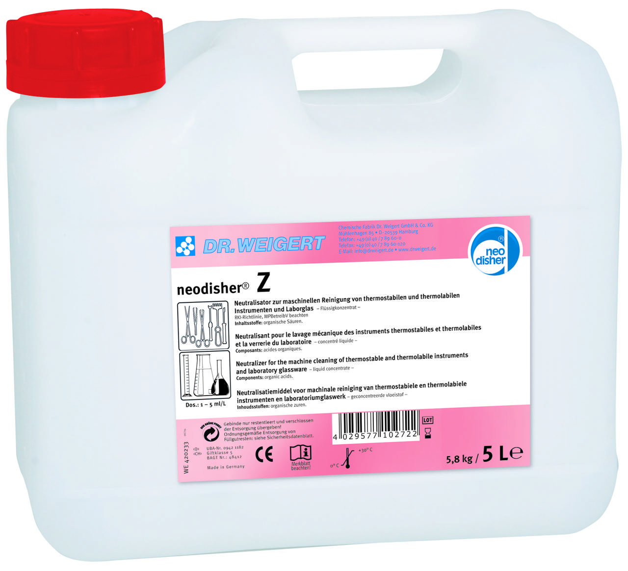 Miele Neodisher Z,  5 liter