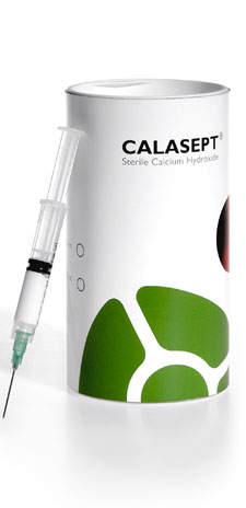 Calasept 4 x 1,5 ml og 20 kanyler