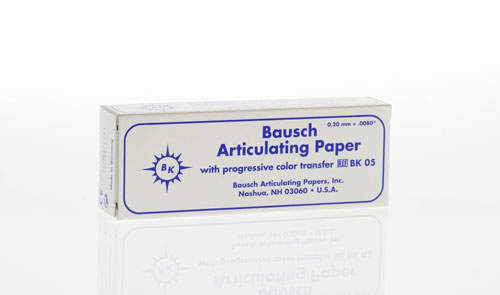 Bausch artikulationspapir BK-05, blå, 300 stk.