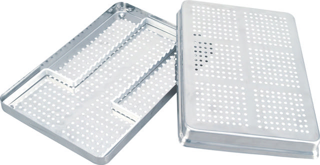 Falcon Medical Kassette komplet i rustfrit stål, 28x18 cm