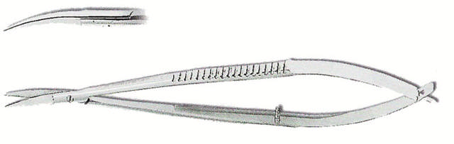 Saks Westcott , med buet spids, 11,5 cm, 1 stk.