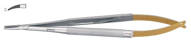 Nåleholder mikro-Castroviejo, HM, buet. 15 cm