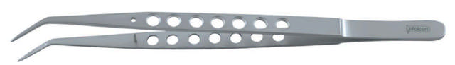 Pincet Perfora, med perforationer, 16 cm