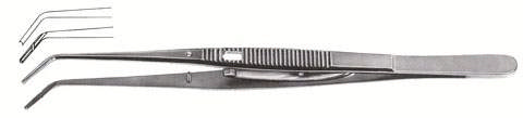 Pincet College, med lås og rille til nål, 15 cm