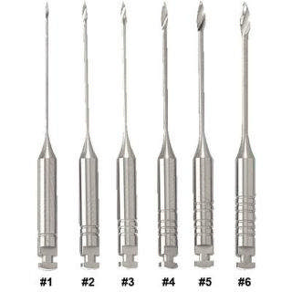 Gates bor ass. nr. 1-6, RA, 32 mm, 6 stk.