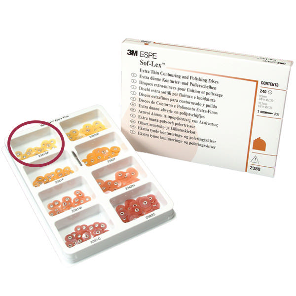 Sof-Lex XT 2381SF gul 9,5mm, 85 stk.