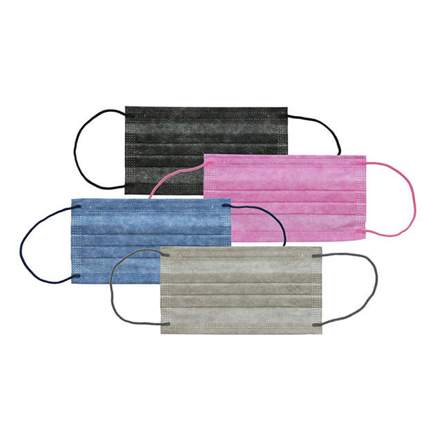 Simplee mundbind type IIR m/elastik, sort, 50 stk