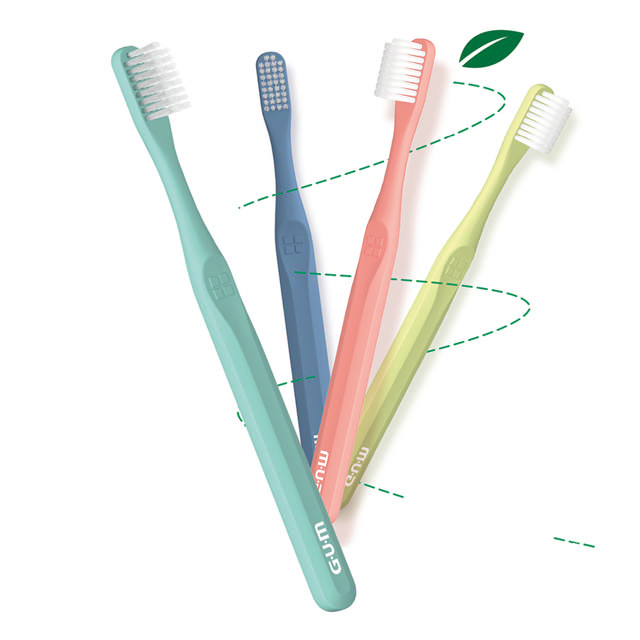 GUM Classic Bio tandbørster 409, Regular, soft, cello, 96 stk