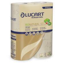 Lucart Econatural toiletpapir, 2-lags, 5 x 6 rl.