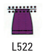 SHOFU Super-snap Violet medium, mini. Dobbelsidet