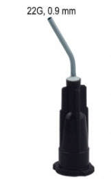 Conzept applikationsspids buet sort, 20G, 100 stk.