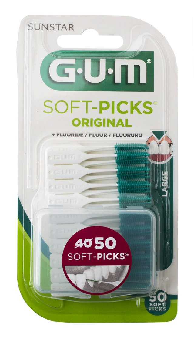 GUM Soft-Picks Original Large, 50 stk.